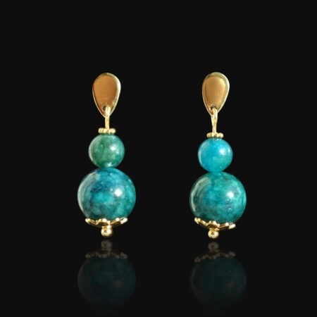 Sea Green Chalcedony Earrings