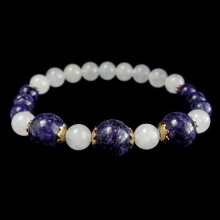 Misty White Chalcedony Bracelet