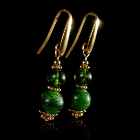 Chrome Diopside Earrings