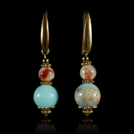 Shoushan Stone Earrings