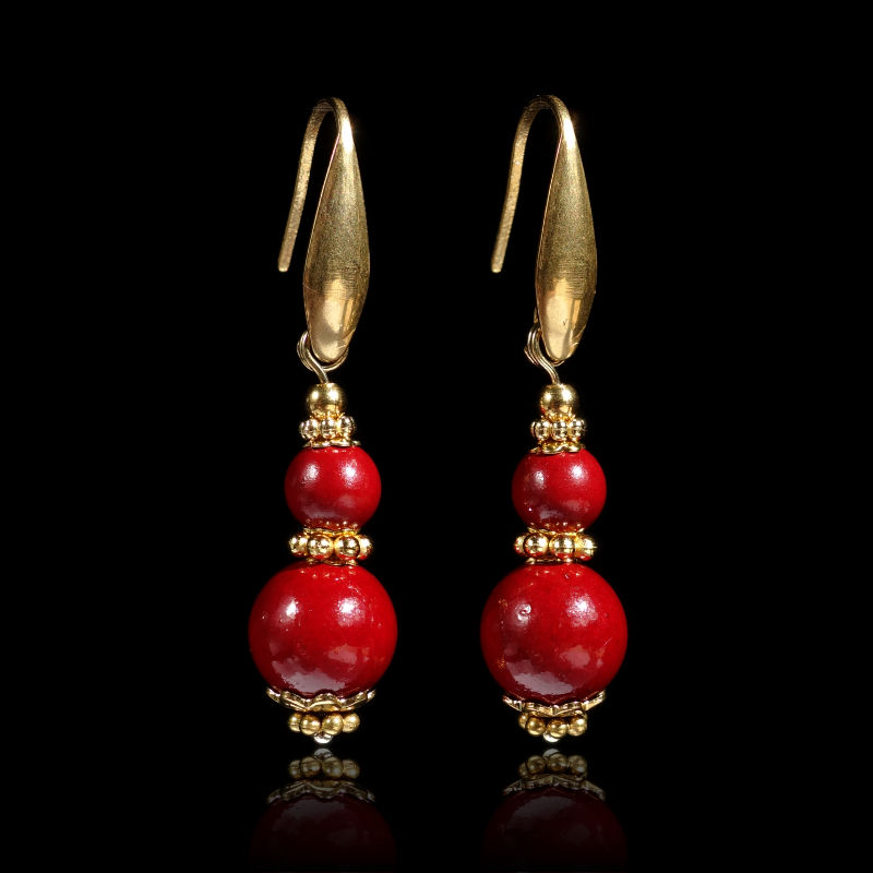 vermilon-cinnabar-sulfur-in-resin-semi-precious-stone-earrings-pvd-plated-stainless-steel-02574-0