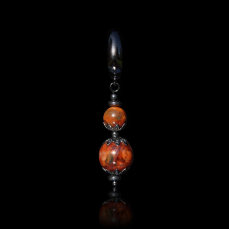 Fiery Phoenix Pietersite Earring