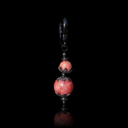 Rhodochrosite Earring