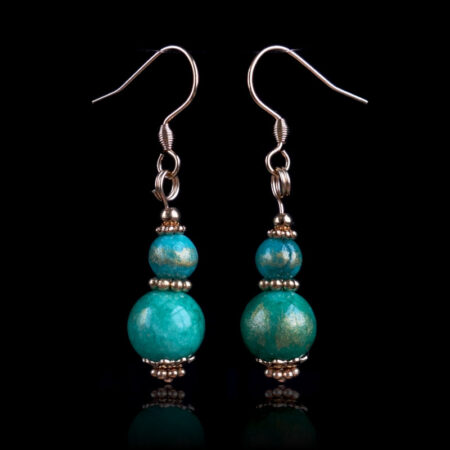 Turquoise Golden Breath Earrings