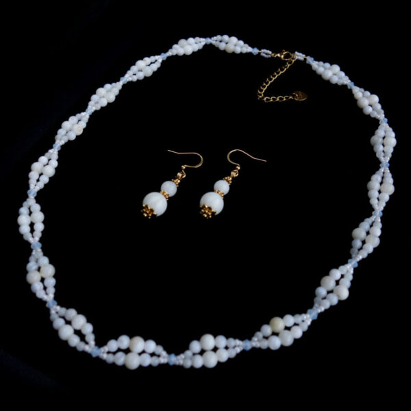 White-Trochus-Shell-Beadwork-Necklace-Earrings-Set-Natural-Seashell-Beads-Hypoallergic-Stainless-Steel-08906-1