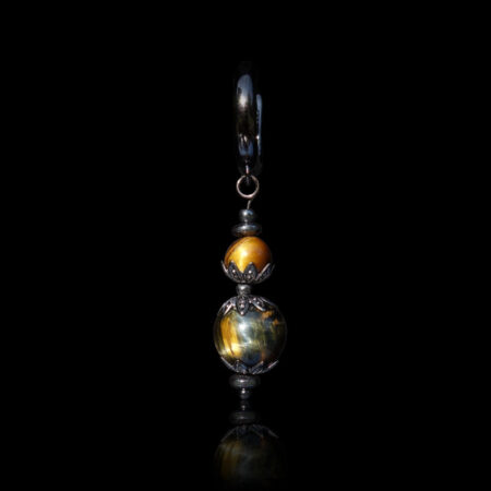 Golden Tiger's Eye Earring