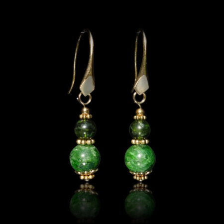 Chrome Diopside Earrings