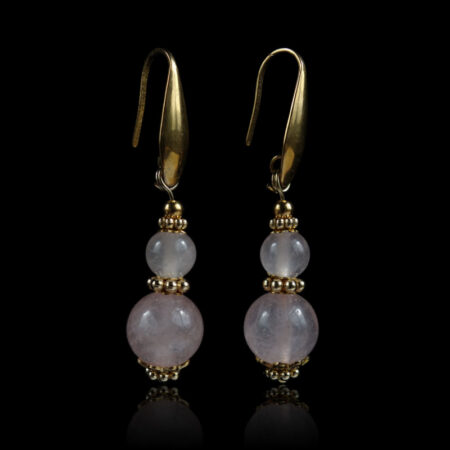 rose-quartz-earrings-semi-precious-gemstone-beads-pvd-plated-stainless-steel-hooks-04302-1