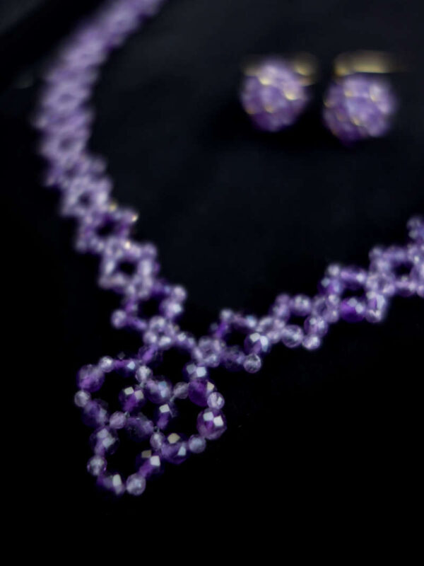 Amethyst-Beadwork-Necklace-Earrings-Set-Semi-Precious-Stone-Beads-Hypoallergic-Stainless-Steel-08732-1