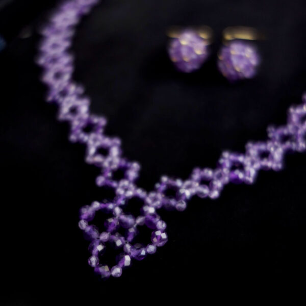 Amethyst-Beadwork-Necklace-Earrings-Set-Semi-Precious-Stone-Beads-Hypoallergic-Stainless-Steel-08736-1