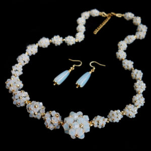 Necklace Earrings Beadwork Sets