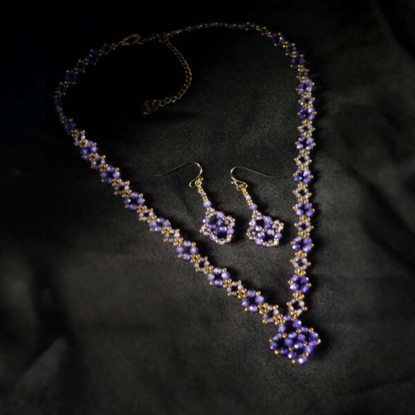 Amethyst-Purple-Zircon-Necklace-Earrings-set-faceted-zircon-glass-beads-golden-miyuki-beads-hypoallergic-stainless-steel-06973s