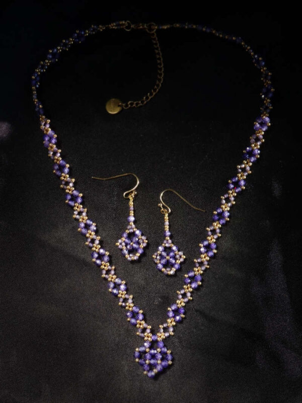 Amethyst-Purple-Zircon-Necklace-Earrings-set-faceted-zircon-glass-beads-golden-miyuki-beads-hypoallergic-stainless-steel-06979s