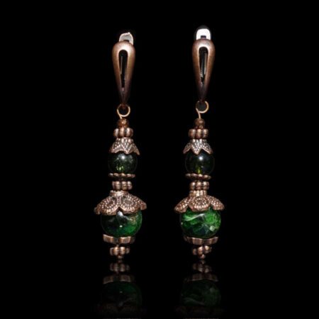 Chrome Diopside Earrings