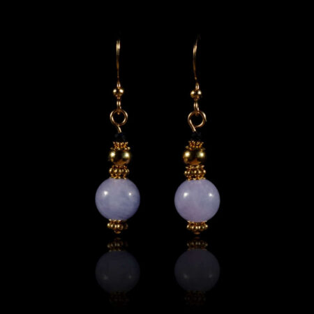 Lilac Chalcedony Earrings