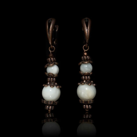 White Trochus Earrings