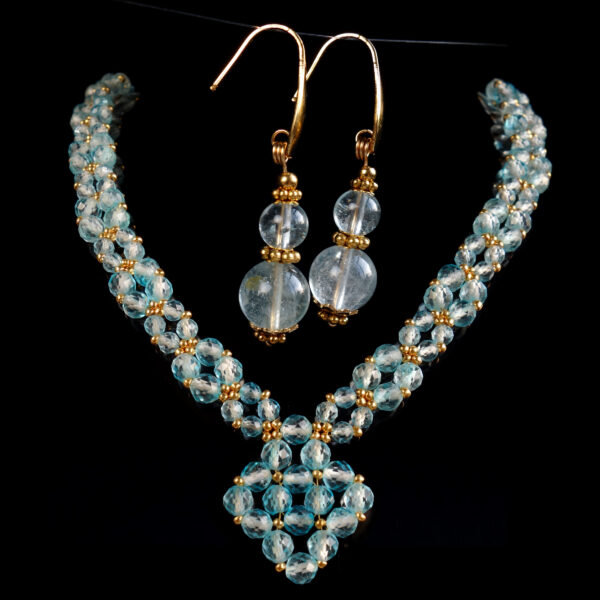 Blue-Topaz-Beadwork-Necklace-and-Earrings-Set-Featuring-Semi-Precious-Stone-Beads-18k-Golden-Miyuki-Glass-Hypoallergic-Stainless-Steel-00635-1