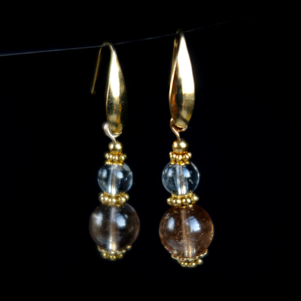 Champagne-Clear-Topaz-Earrings-PVD-plated-Stainless-Steel-Hooks-Findings-00453-1