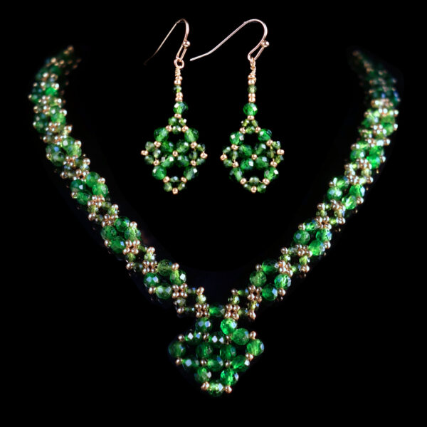 Chrome-Diopside-Beadwork-Necklace-and-Earrings-Set-Featuring-Semi-Precious-Stone-Beads-Stainless-Steel-18k-Miyuki-Beads-00688-1