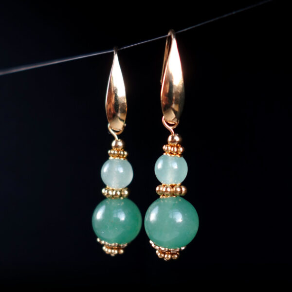 Green-Aventurine-Earrings-PVD-plated-Stainless-Steel-Hooks-Findings-00542-1