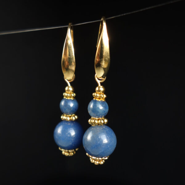 Royal-Blue-Aventurine-Earrings-PVD-plated-Stainless-Steel-Hooks-Findings-00502-1