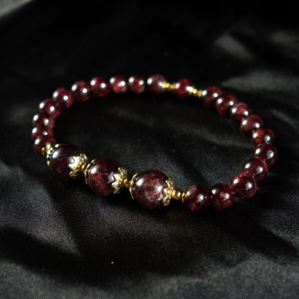 Almandine-Garnet-Beaded-Bracelet-Semi-Precious-Gemstone-Stainless-Steel-DSC01975-1