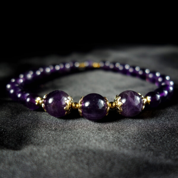 Amethyst-semi-previous-gemstone-beaded-bracelet-stainless-steel-DSC01682-1