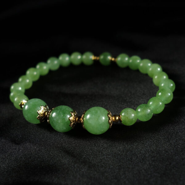 Apple-Green-Chalcedony-Dyed-Semi-Precious-Stone-Stainless-Steel-Beaded-Bracelet-DSC01553-1