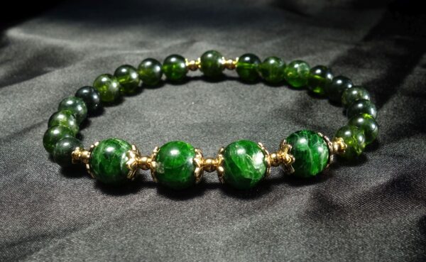 Chrome-Diopside-Semi-Precious-Stone-Bracelet-PVD-Plated-Golden-Stainless-Steel-DSC01004-1