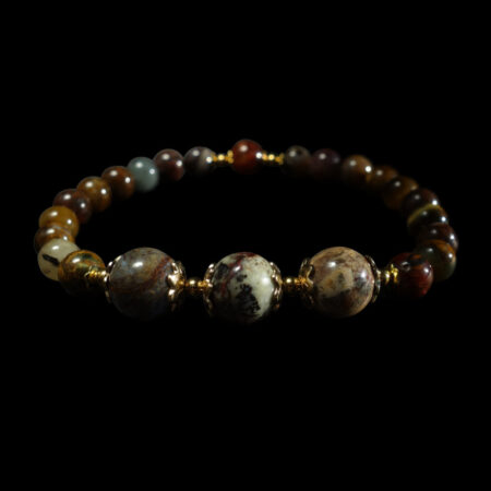 Pietersite-Semi-Precious-Stone-Bracelet-PVD-Plated-Golden-Stainless-Steel-DSC00940-0