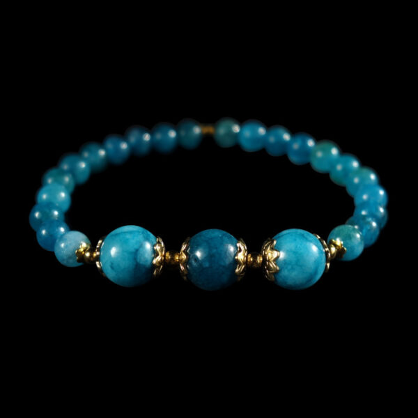 Seagreen-Apatite-Blue-Chalcedony-Dyed-Semi-Precious-Stone-Stainless-Steel-Beaded-Bracelet-DSC01578-0