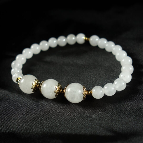 White-Chalcedony-Semi-Precious-Stone-Stainless-Steel-Beaded-Bracelet-DSC01590-1