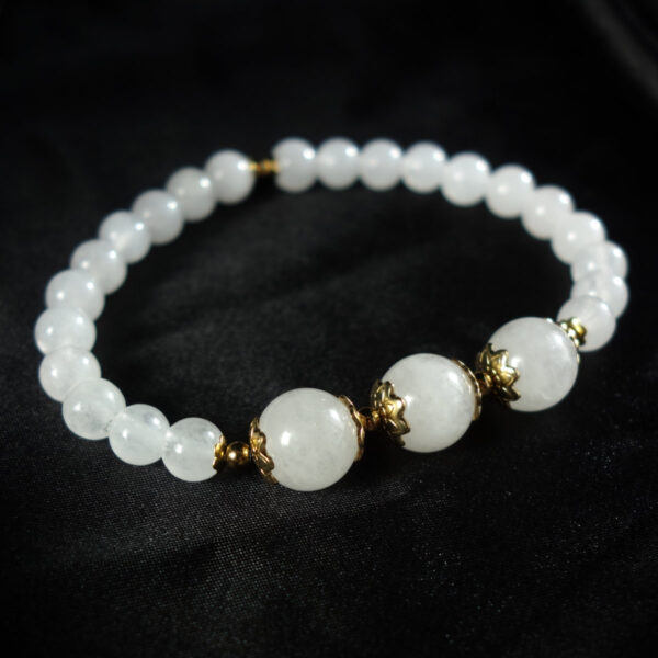 White-Chalcedony-Semi-Precious-Stone-Stainless-Steel-Beaded-Bracelet-DSC01593-1