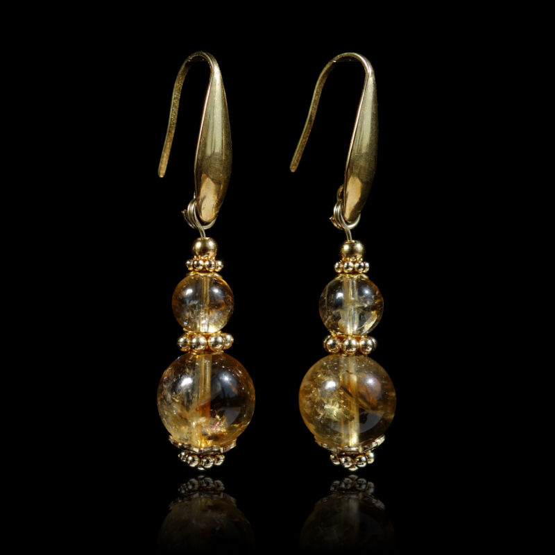 citrine-earrings-semi-precious-gemstone-beads-pvd-plated-stainless-steel-18k-gold-finish-03586-1