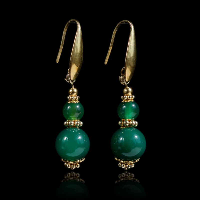 green-agate-dro-earrings-semi-precious-gem-beads-pvd-plated-stainless-steel-02965-1