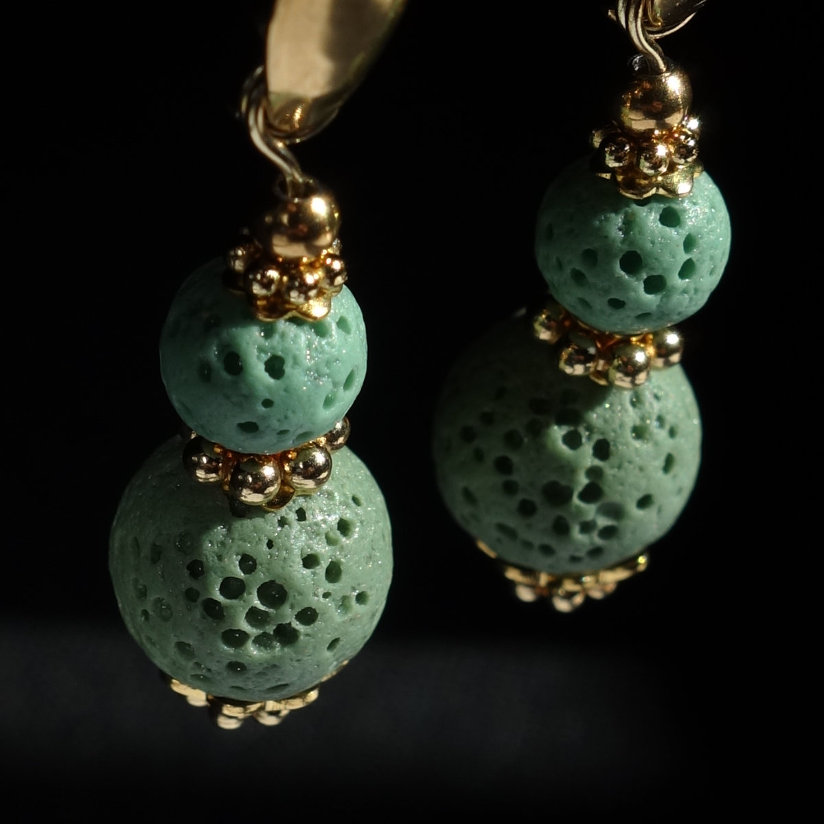 light-green-lava-stone-earrings-dyed-natural-basalt-beads-pvd-plated-stainless-steel-18k-finish-03259-1
