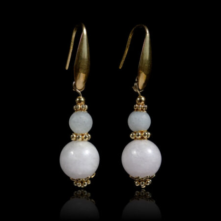 matte-white-chalcedony-earrings-semi-precious-stone-beads-pvd-plated-gold-finish-stainless-steel-03002-1