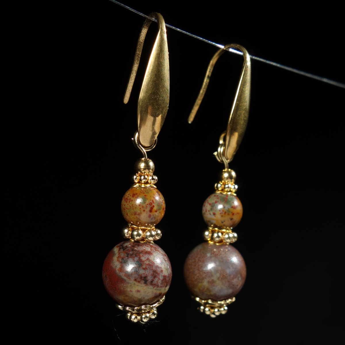 ocean-agate-earrings-semi-precious-gemstone-beads-pvd-plated-stainless-steel-18k-gold-finish-03698-1