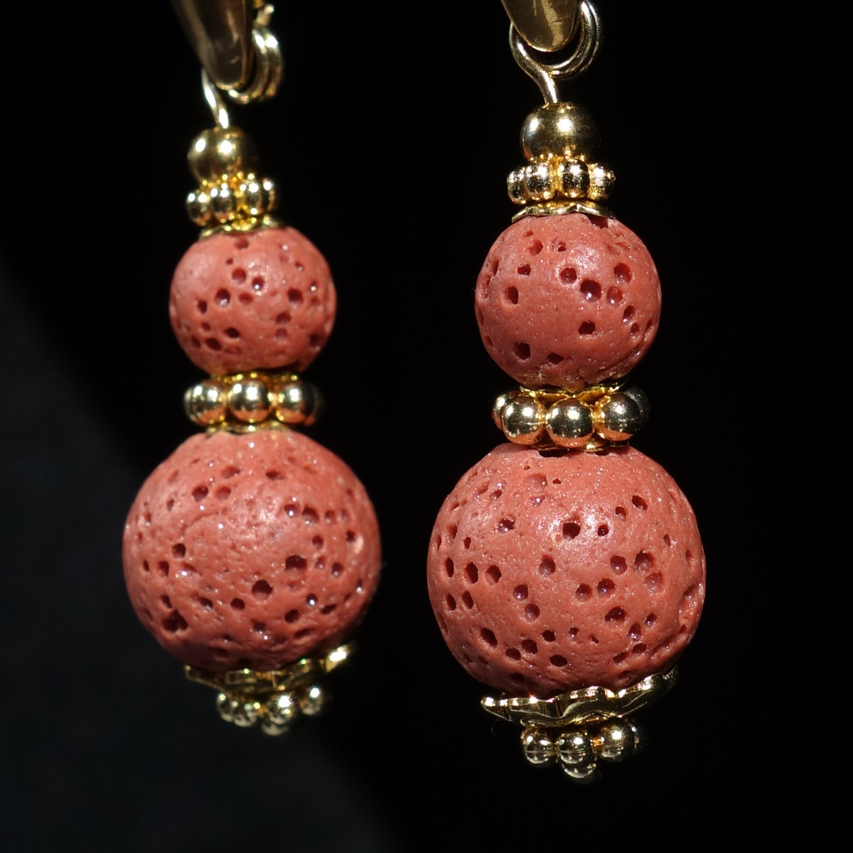 red-lava-stone-earrings-dyed-natural-basalt-beads-pvd-plated-stainless-steel-18k-finish-03350-1