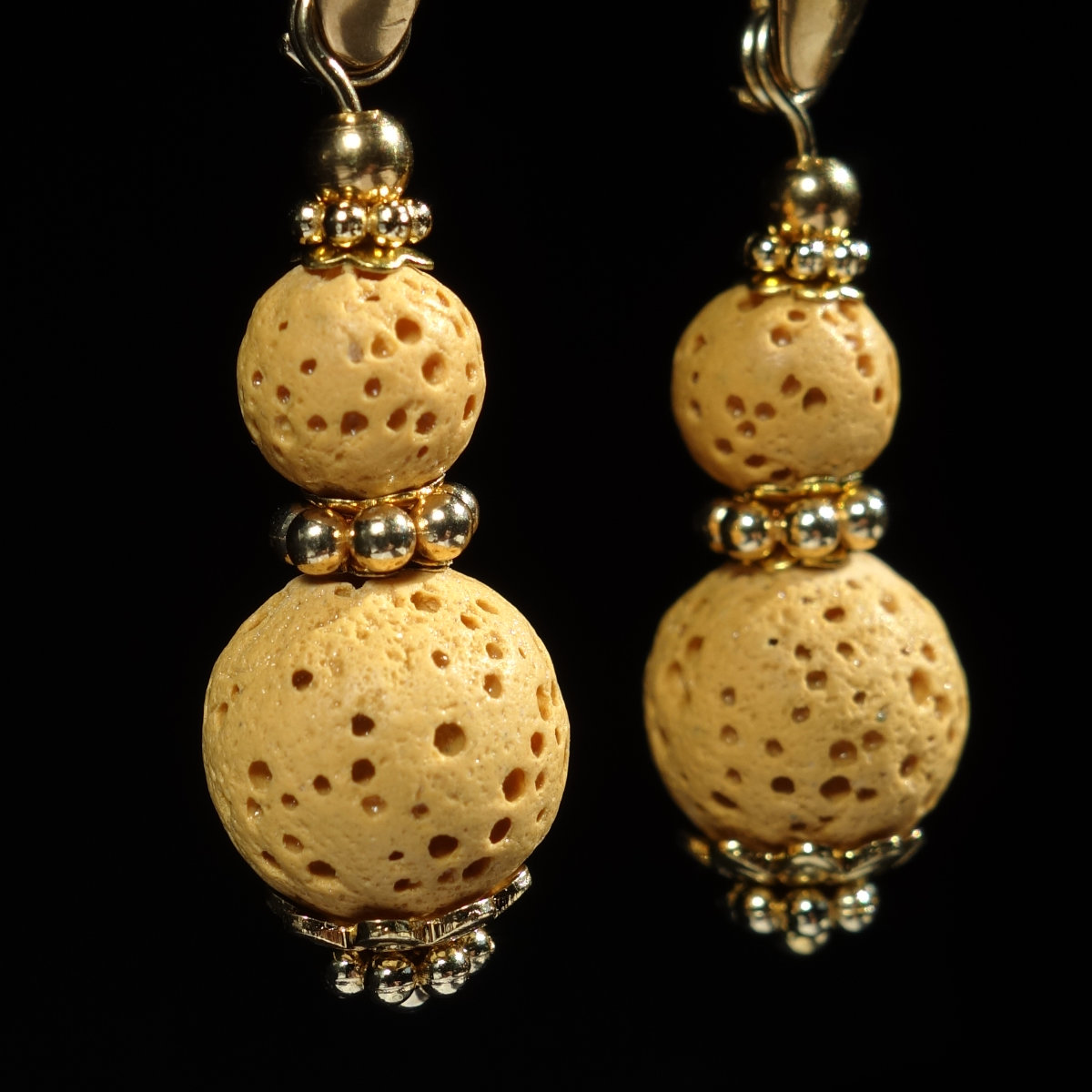 yellow-lava-stone-earrings-dyed-natural-basalt-beads-pvd-plated-stainless-steel-18k-finish-03240-1