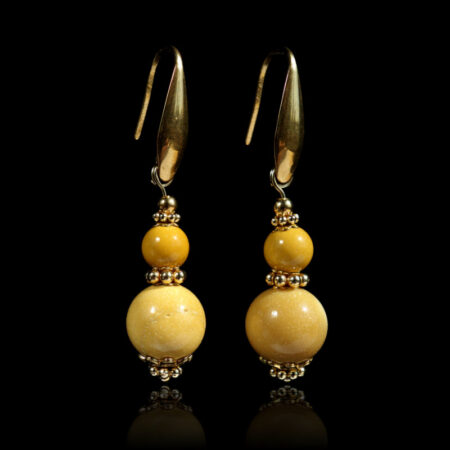 yellow-mookaite-jasper-earrings-semi-precious-gemstones-pvd-plated-stainless-steel-02939-1